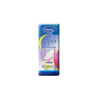 Oasis super plus night wings 10 ks