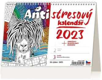 Kalendář stolní 2023 - Antistresový pracovní