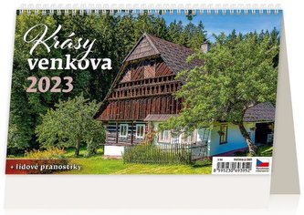 Kalendář stolní 2023 - Krásy venkova