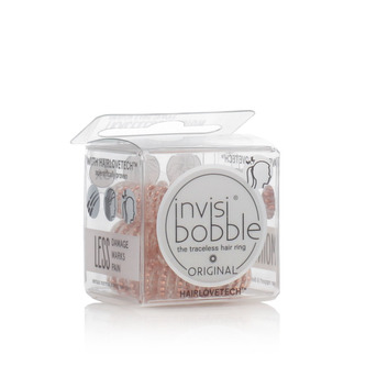 Invisibobble ORIGINAL gumička do vlasů Of Bronze and Beads - bronzová 3 ks
