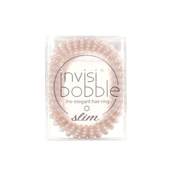Invisibobble Slim gumička do vlasů Pink Monocle - růžově stříbrná 3 ks