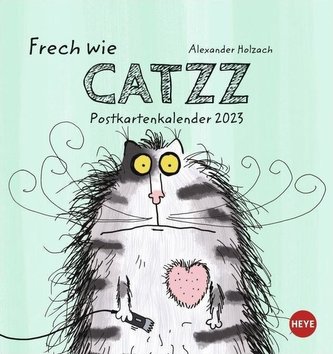 Catzz Postkartenkalender - Kalender 2023