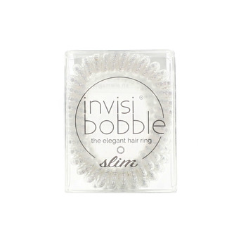Invisibobble Slim gumička do vlasů Mother of Chrome - stříbrná 3 ks