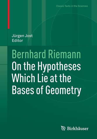 On the Hypotheses Which Lie at the Bases of Geometry