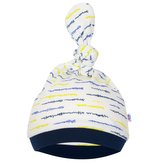 Kojenecká bavlněná čepička New Baby Summertime kluk - velikost 74 (6-9m)