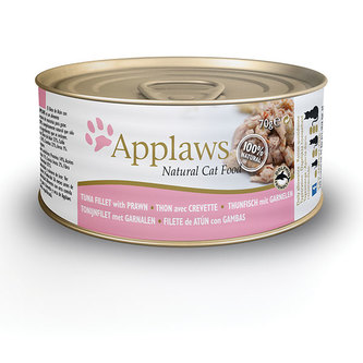 Applaws konzerva Cat Tuňák s krevetami 6x70g Applaws konzerva Cat Tuňák s krevetami 6x70g