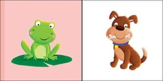 Dětská knížka Žába Pes