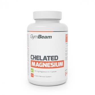 Hořčík chelát (bisglycinát) - GymBeam - 180 kaps.