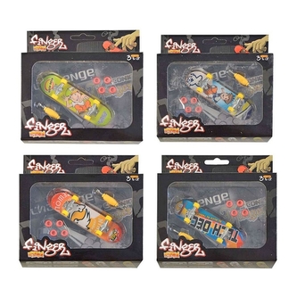 Skateboard na prst, kovový