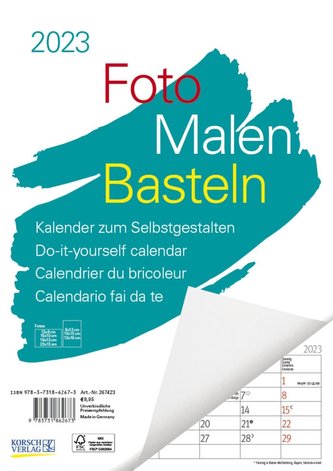 Foto-Malen-Basteln A4 weiß Notice 2023