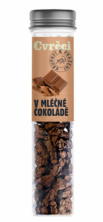 SENS Křupaví cvrčci v mléčné čokoládě 20 g