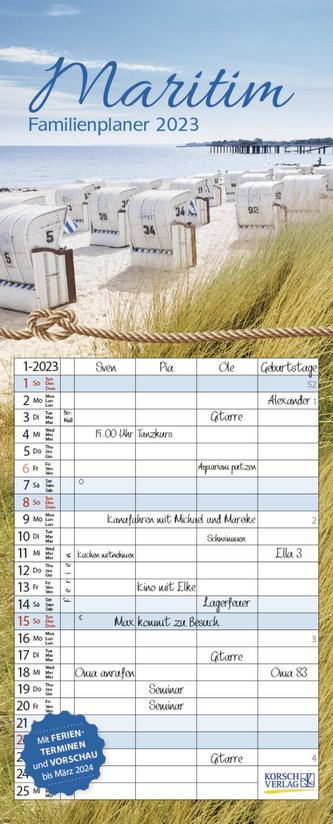Familienplaner Maritim 2023
