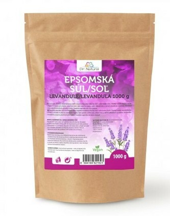 Dr.Natural Epsomská sůl Levandule 1 000 g