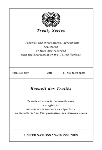 Treaty Series 3019 (English/French Edition)