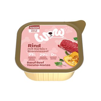 WOW paštika Hovězí s dýní Junior 150g