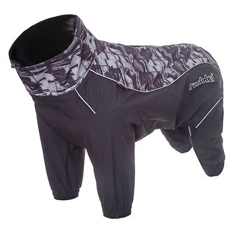 Rukka Windmaster Overall softshellová kombinéza černobílá 60