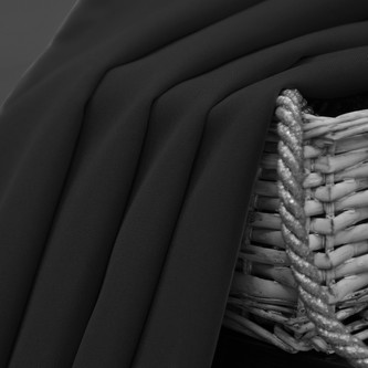 Dekorační krátký závěs s řasící páskou LUCCA 160 grafitová 140x160 cm (cena za 1 kus) MyBestHome