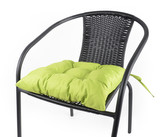 Zahradní prošívaný sedák na židli TRENTO limetka 42x42 cm Mybesthome