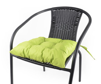 Zahradní prošívaný sedák na židli TRENTO limetka 42x42 cm Mybesthome