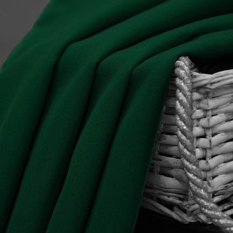 Dekorační krátký závěs s řasící páskou LUCCA 160 lahvově zelená 140x160 cm (cena za 1 kus) MyBestHome