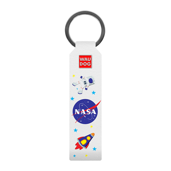 Waudog klíčenka / přívěsek NASA - bílá