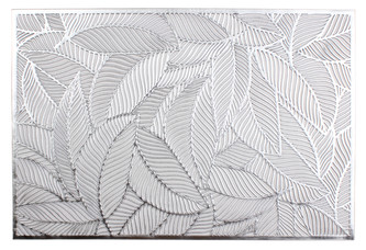 Prostírání BLATT stříbrná 30x45 cm Mybesthome