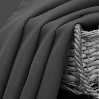 Dekorační krátký závěs s kroužky COLOR 160 šedá 140x160 cm (cena za 1 kus) MyBestHome