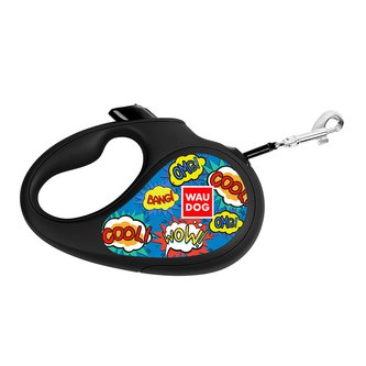 Waudog vodítko samonavíjecí OMG! - 15kg/5m/S