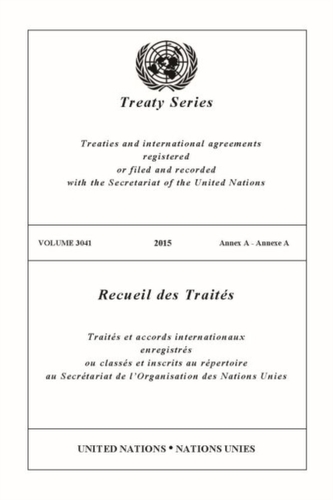 Treaty Series 3041 (English/French Edition)