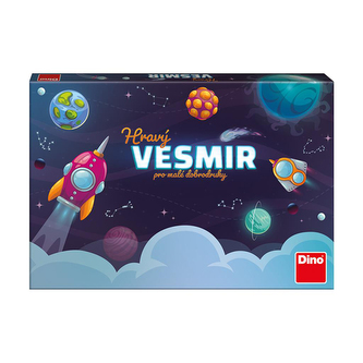 Hravý Vesmír pro malé dobrodruhy stolní společenská hra v krabici 33x23x4cm