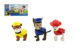 Puzzle 3D Paw Patrol/Tlapková patrola figurky gumové 3ks na kartě