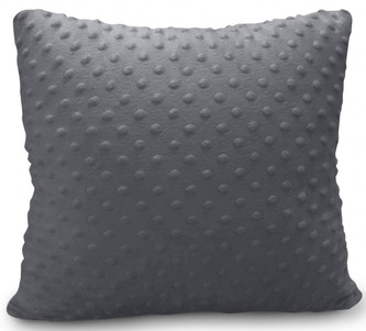 Polštář BEST MINKY tmavě šedá 40x40 cm Mybesthome