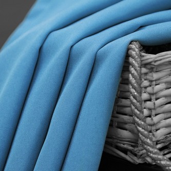 Dekorační krátký závěs s řasící páskou LUCCA 160 světle modrá 140x160 cm (cena za 1 kus) MyBestHome