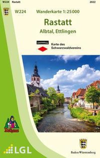 Rastatt Wanderkarte 1:25 000