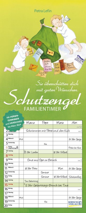 Familientimer Schutzengel 2023