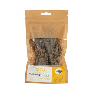 ROGY Masové kuličky Hovězí s kurkumou 80g