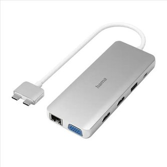 USB hub Hama USB-C Connect2Mac multiport pro Apple MacBook Air a Pro USB hub Hama USB-C Connect2Mac multiport pro Apple MacBook Air a Pro