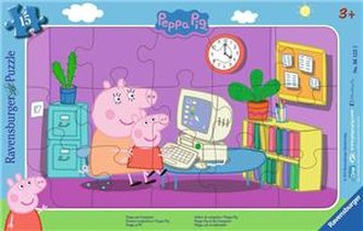 Puzzle 15el Świnka Peppa 061235 RAVENSBURGER