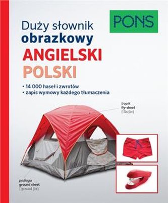 Duży słownik obrazkowy PONS Angielski 14 000 haseł wyd. 2