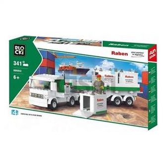 Klocki Blocki Raben Ciężarówka kontenerowa 343 el.