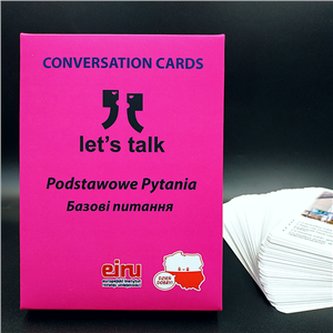 Karty Konwersacyjne Let's talk Język ukraiński Podstawowe pytani