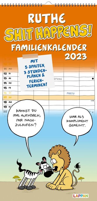 Ruthe - Shit happens! Familienkalender 2023