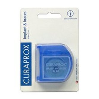 Curaprox DF 845 dentální nit na rovnátka a implantáty, 50 ks