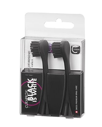 Curaprox Náhradní hlavice hydrosonického kartáčku BiW Carbon