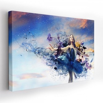 Obraz na plátně BALLERINA 120x80 cm Mybesthome