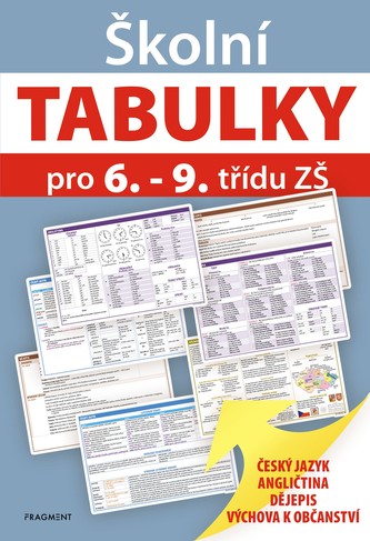 Školní TABULKY pro 6.-9. třídu ZŠ (humanitní předměty)