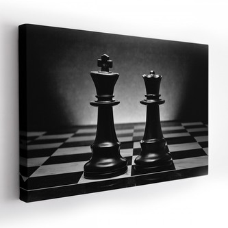 Obraz na plátně CHESS 120x80 cm Mybesthome