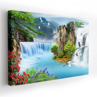 Obraz na plátně THE ROCK 120x80 cm Mybesthome