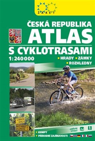 Česká republika Atlas s cyklotrasami