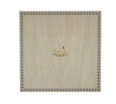 Dno - víko překližkové - přírodní - 30x30cm / otvory 8mm